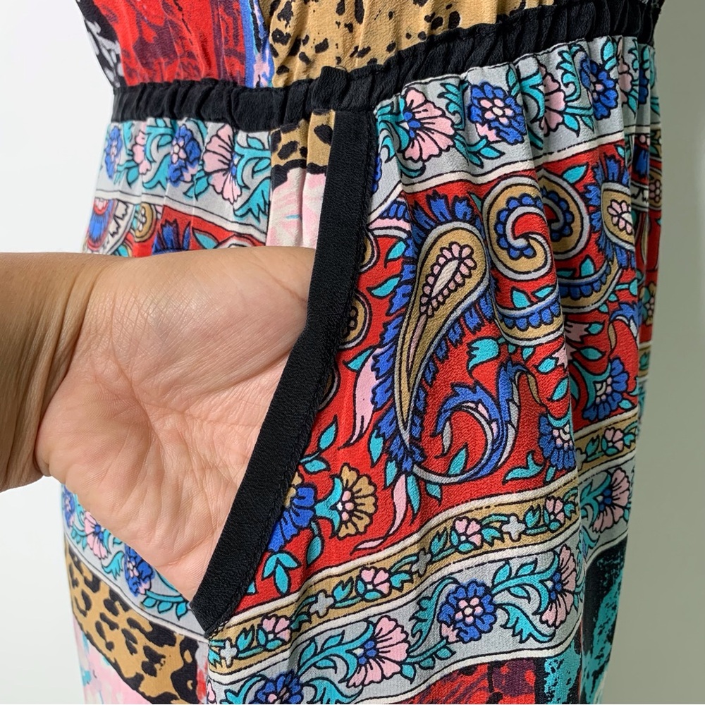 Tolani Women's Multicolor Boho Patchwork Sleevele… - image 8